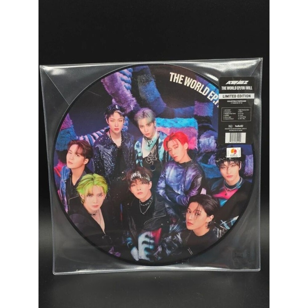ATEEZ The World EP.Fin: Will Hello82 Limited Vinyl Record Album